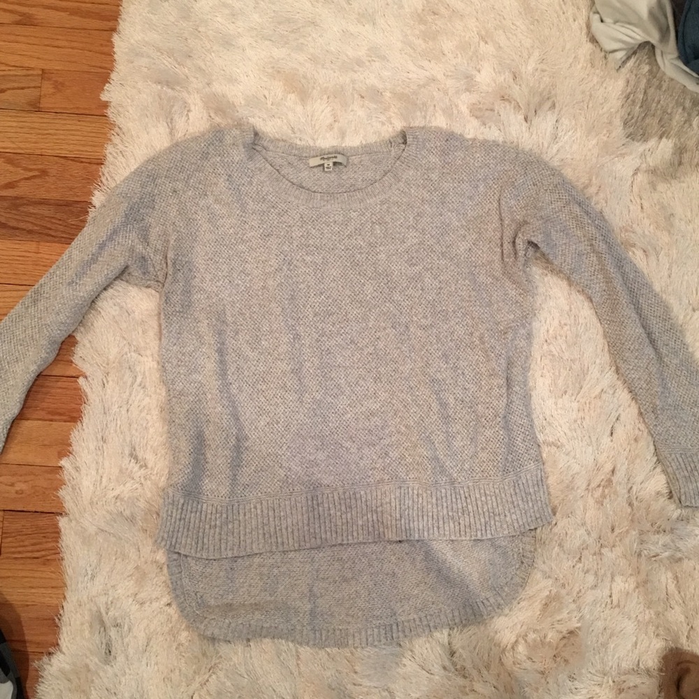 Madewell gray sweater
